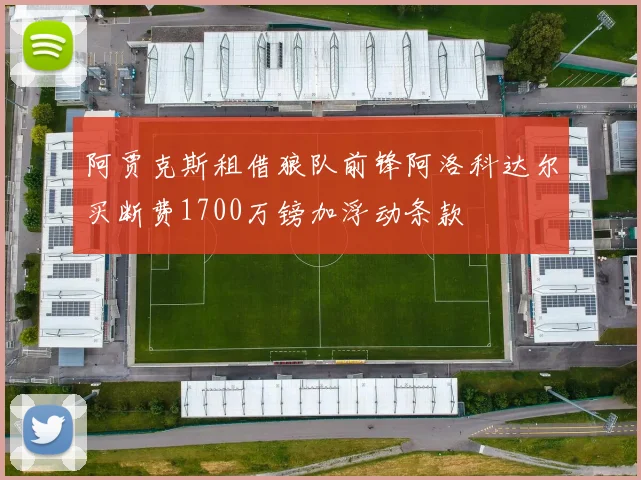 阿贾克斯租借狼队前锋阿洛科达尔买断费1700万镑加浮动条款